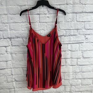 Torrid Sophie Indie Retro Vibe Colorful Striped Swing Cami Size 1X (14/16)